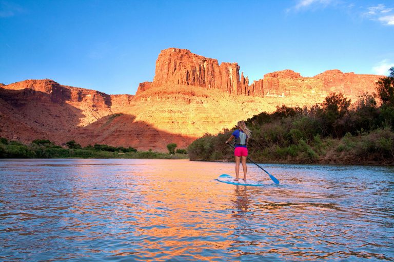 Moab Stand-up Paddle Sunset 2012
